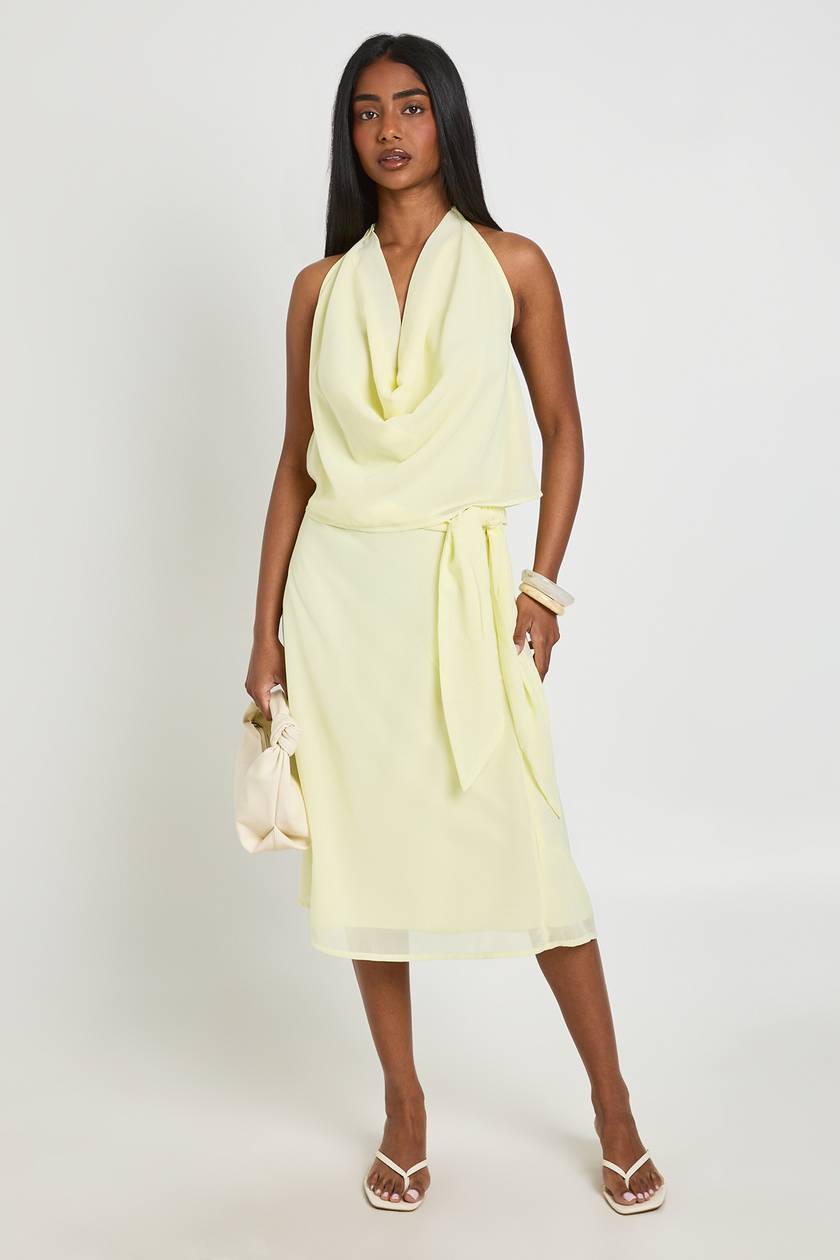 Ellara chiffon dress