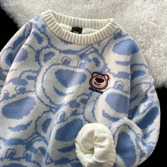 Cozy bear crew neck