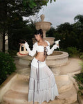 Kiara maxi skirt set