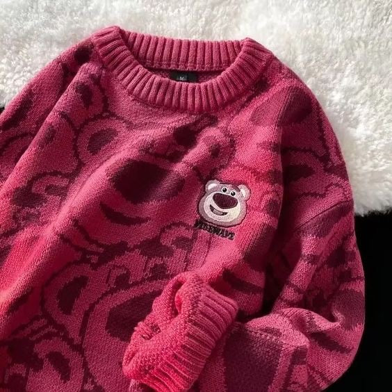 Cozy bear crew neck