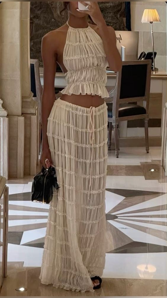 Brenda maxi skirt set