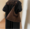 Zaria suede shoulder bag