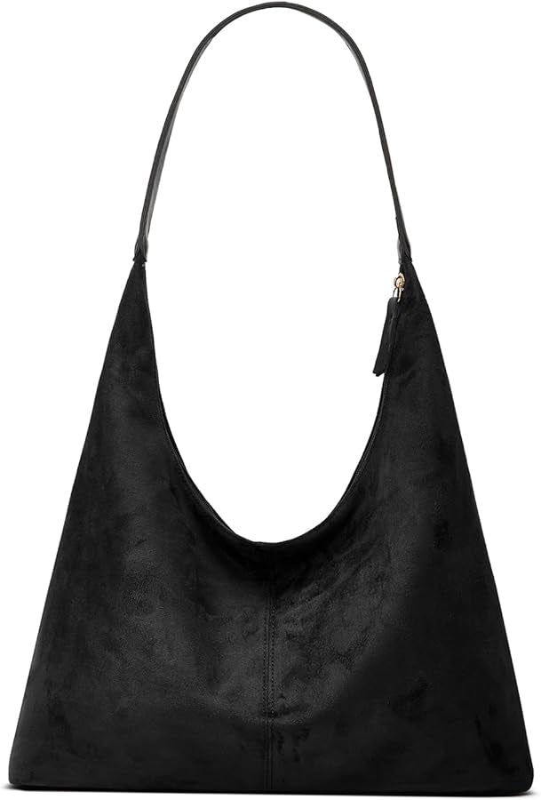 Zaria suede shoulder bag