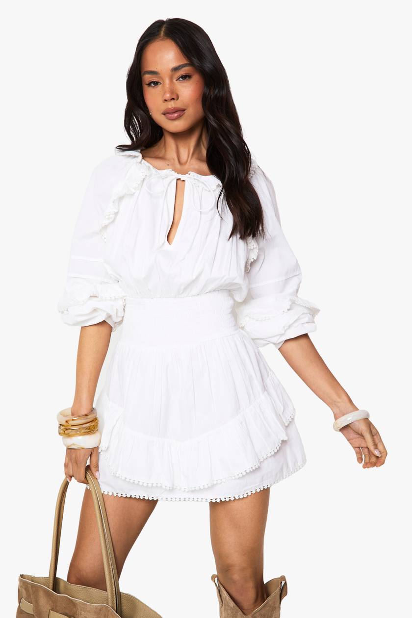 Reina ruffled dress