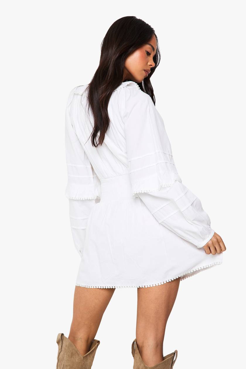 Reina ruffled dress