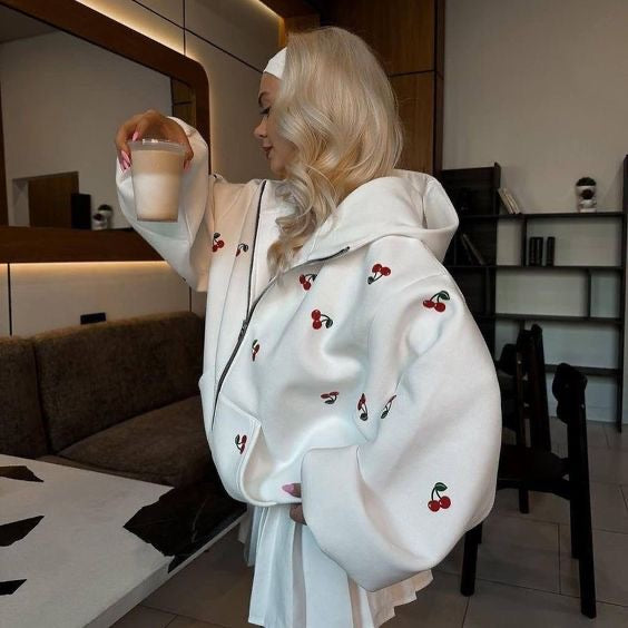 Cherry pop hoodie