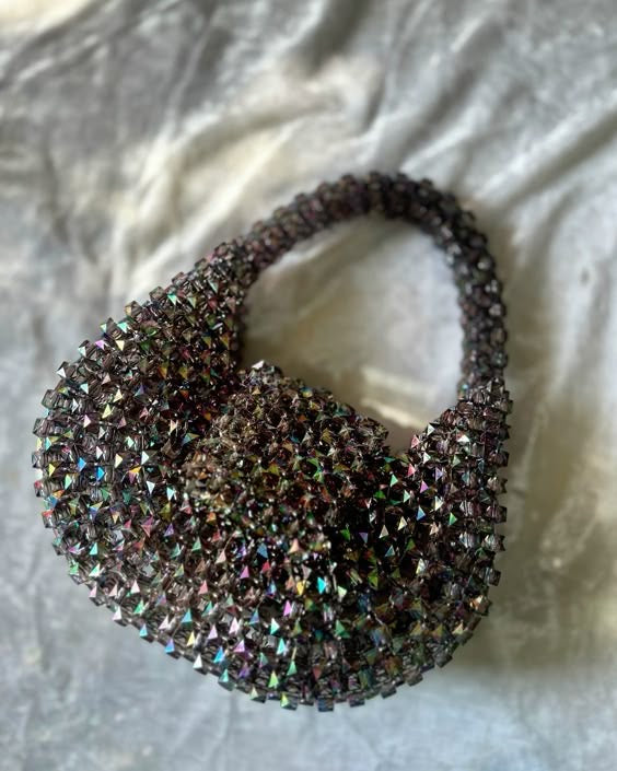 Jody circle beaded purse