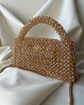 Laney sunset beaded shoulder bag