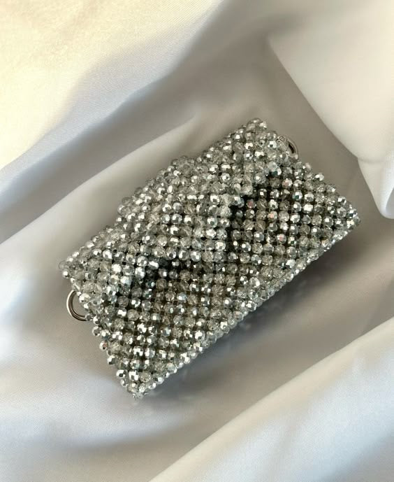 Ariellah beaded clutch