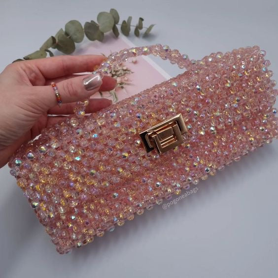 Maya pink clutch