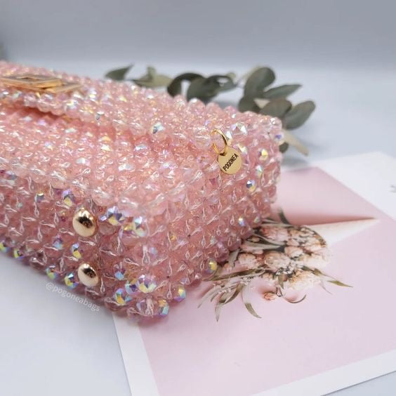 Maya pink clutch